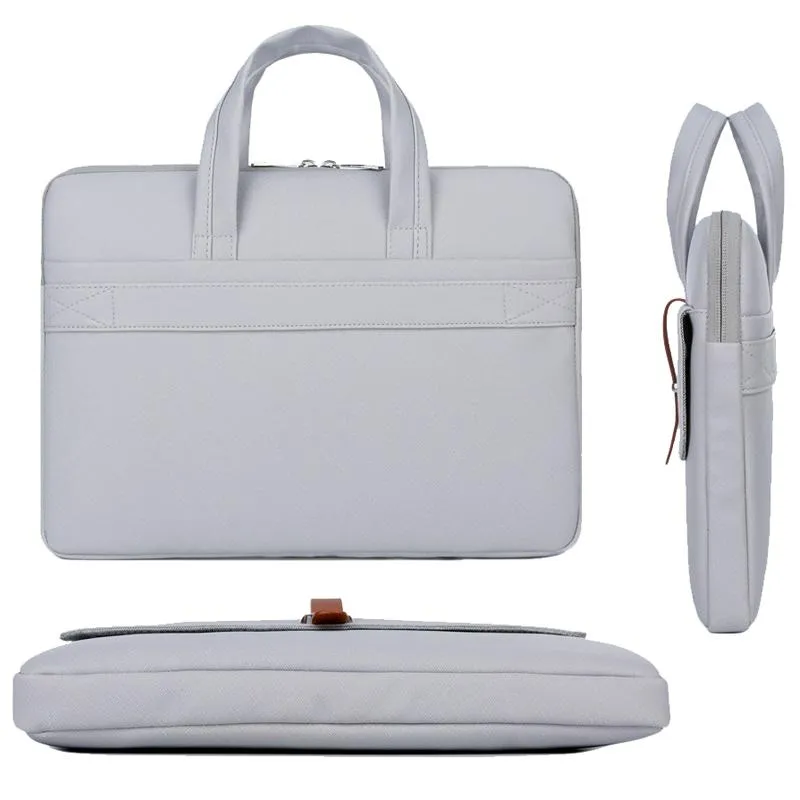 15-15.6 Inch Pink Pu Waterproof Laptop Bag - Durable and Stylish