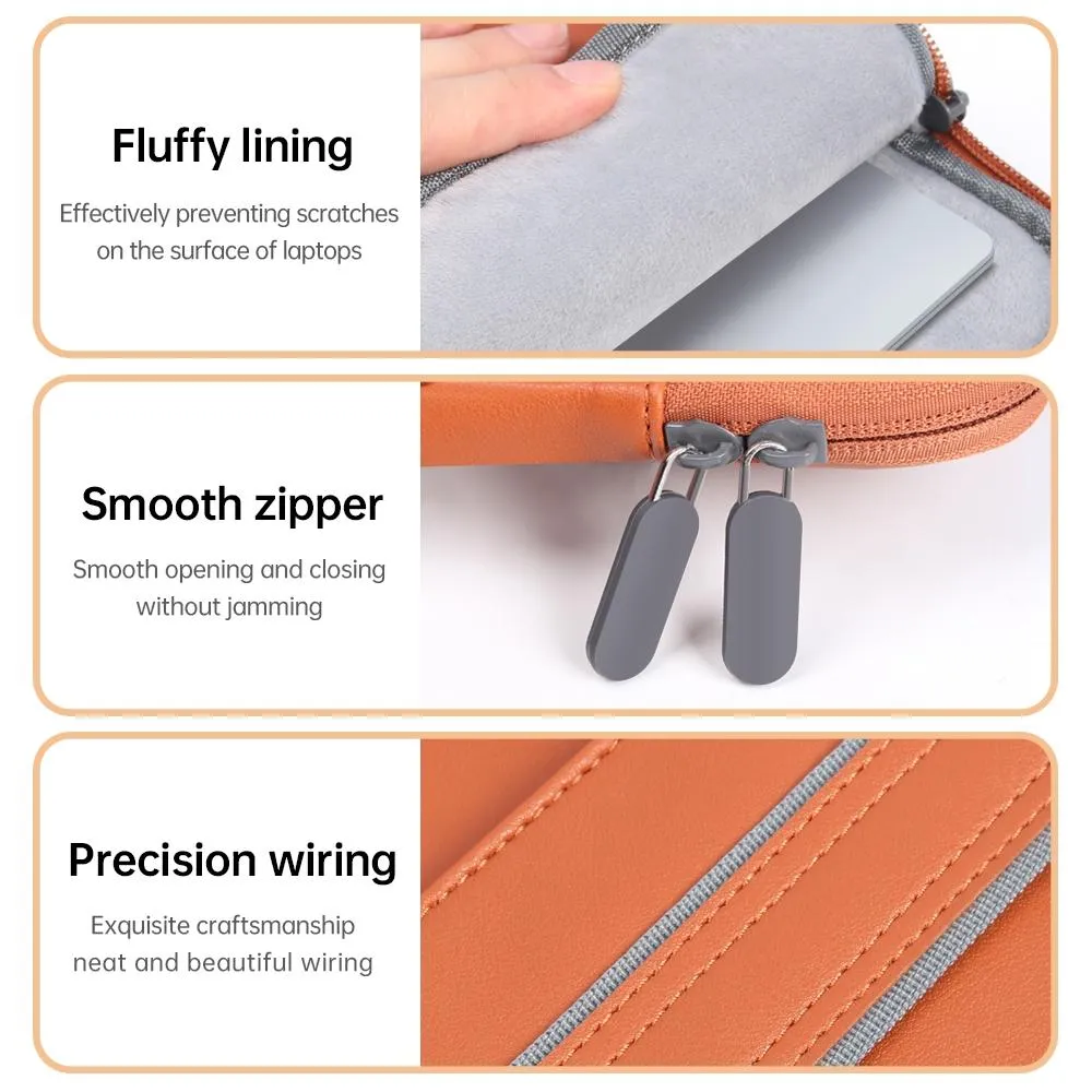 15 Inch Waterproof Pu Laptop Inner Bag