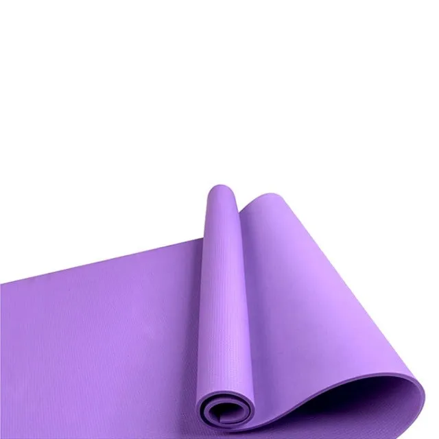 4 Colors Yoga Mat Exercise Pad Thick Non-slip Folding Gym Fitness Mat Pilates Supplies Non-skid Floor Play Mat