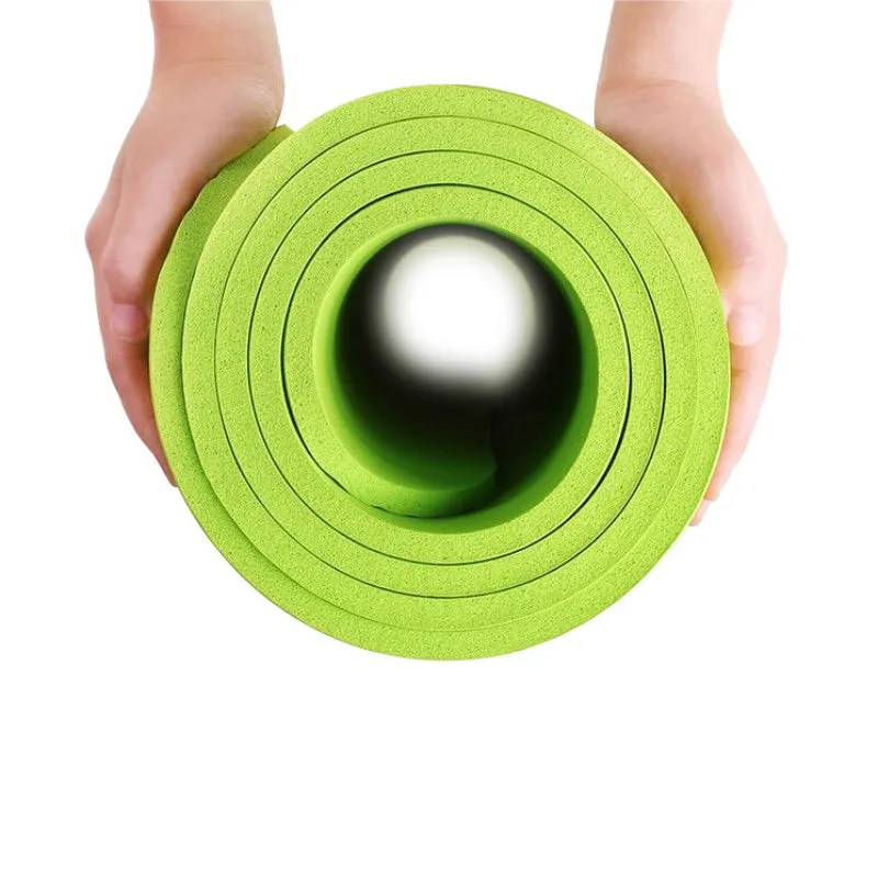 4 Colors Yoga Mat Exercise Pad Thick Non-slip Folding Gym Fitness Mat Pilates Supplies Non-skid Floor Play Mat