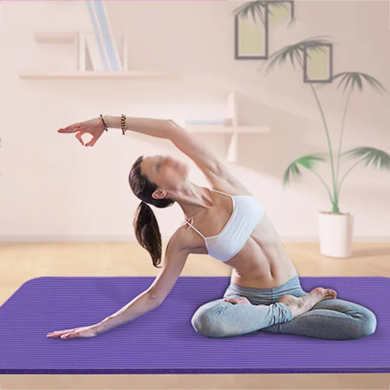 4 Colors Yoga Mat Exercise Pad Thick Non-slip Folding Gym Fitness Mat Pilates Supplies Non-skid Floor Play Mat