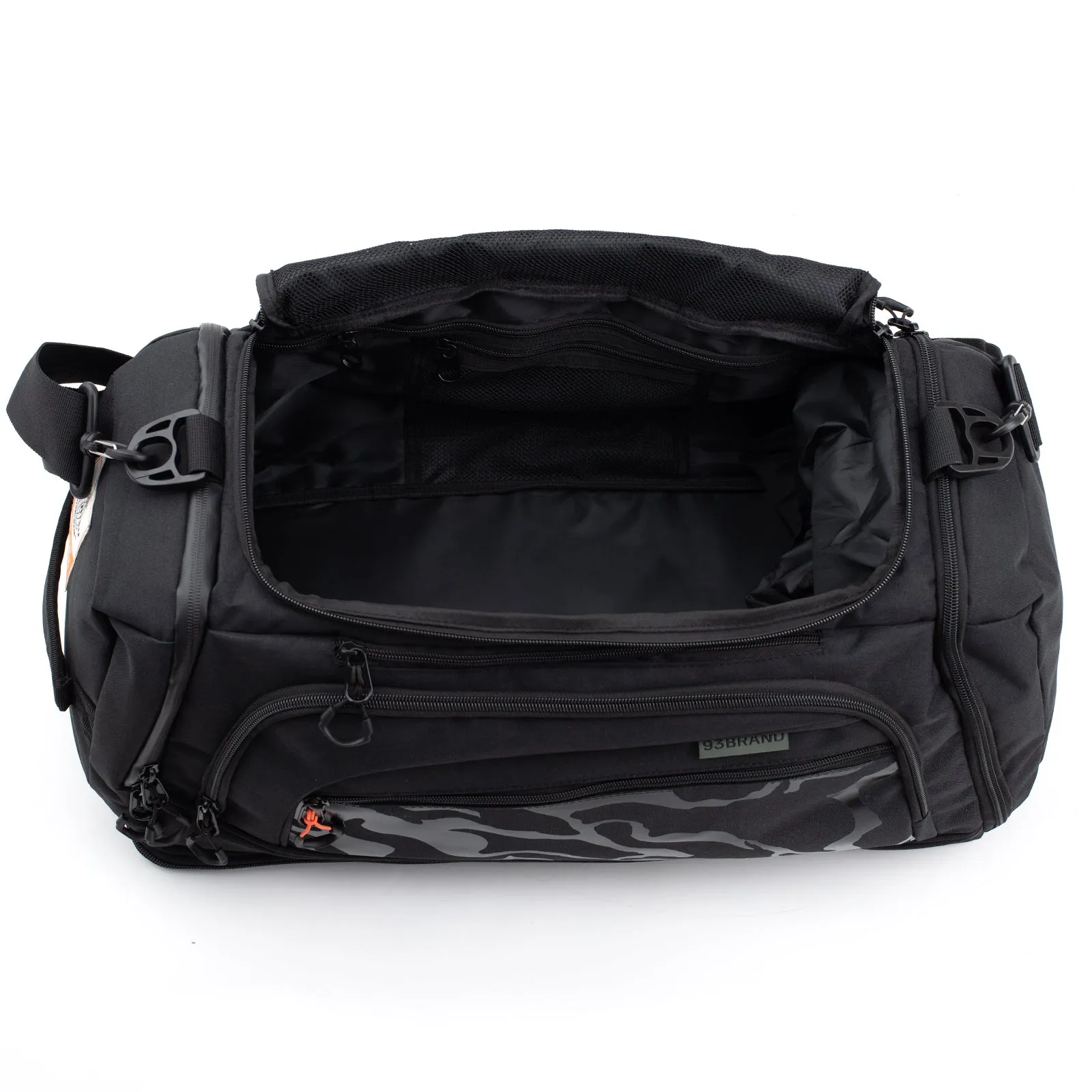 93brand "Construct" Convertible Gear Bag (Duffel/Backpack Hybrid) - Black
