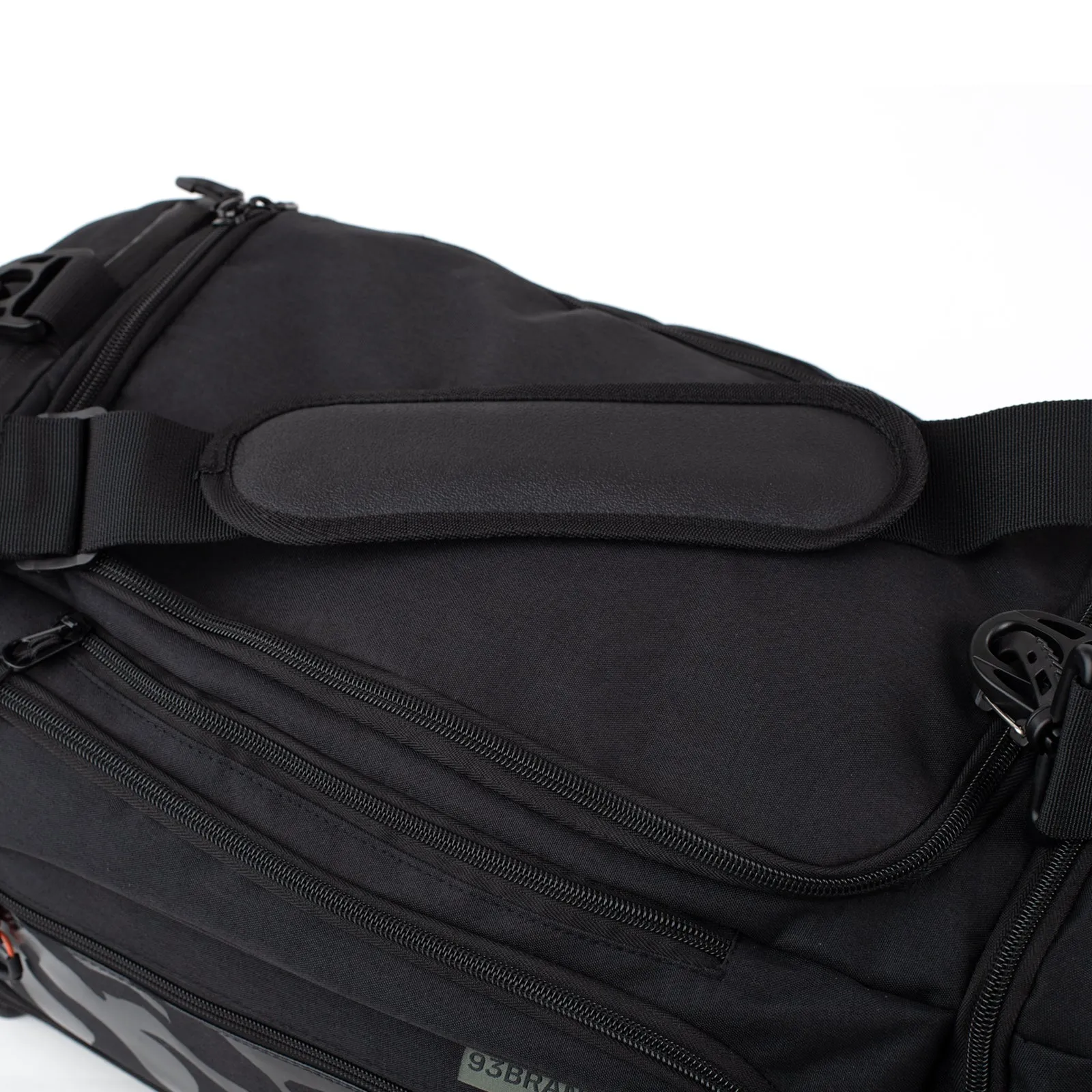 93brand "Construct" Convertible Gear Bag (Duffel/Backpack Hybrid) - Black