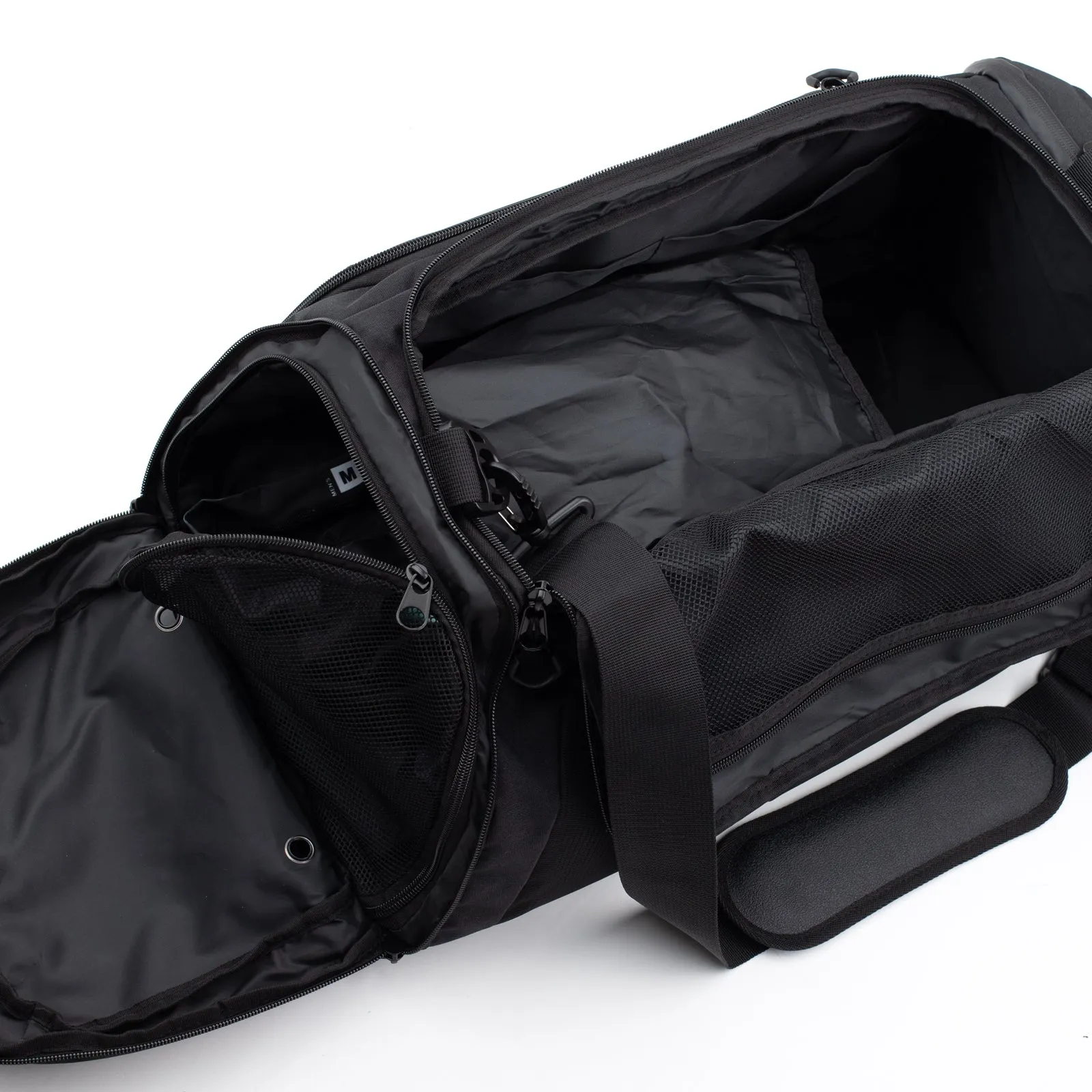 93brand "Construct" Convertible Gear Bag (Duffel/Backpack Hybrid) - Black