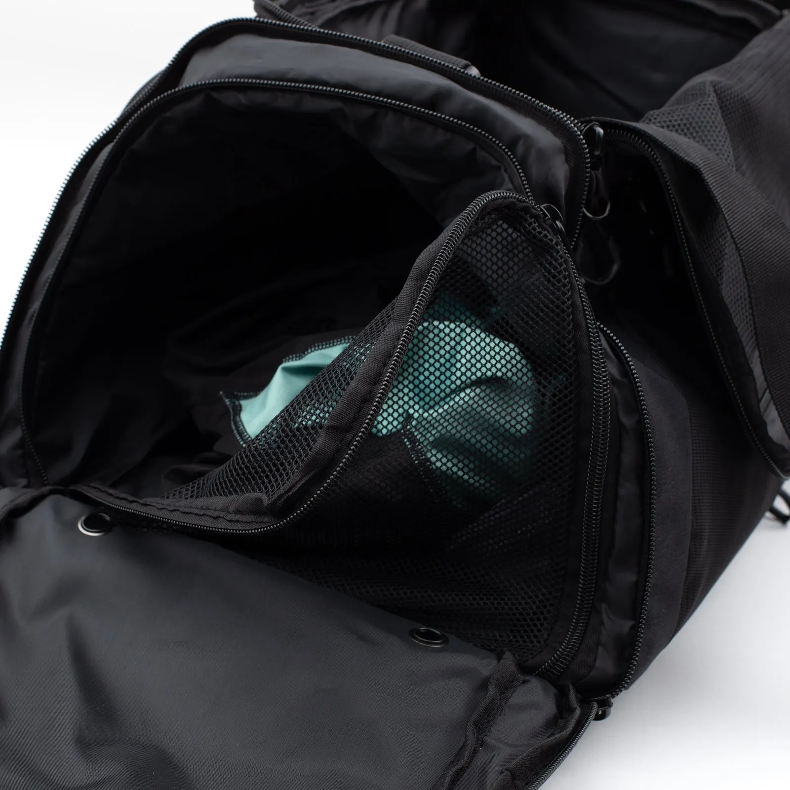 93brand "Construct" Convertible Gear Bag (Duffel/Backpack Hybrid) - Black