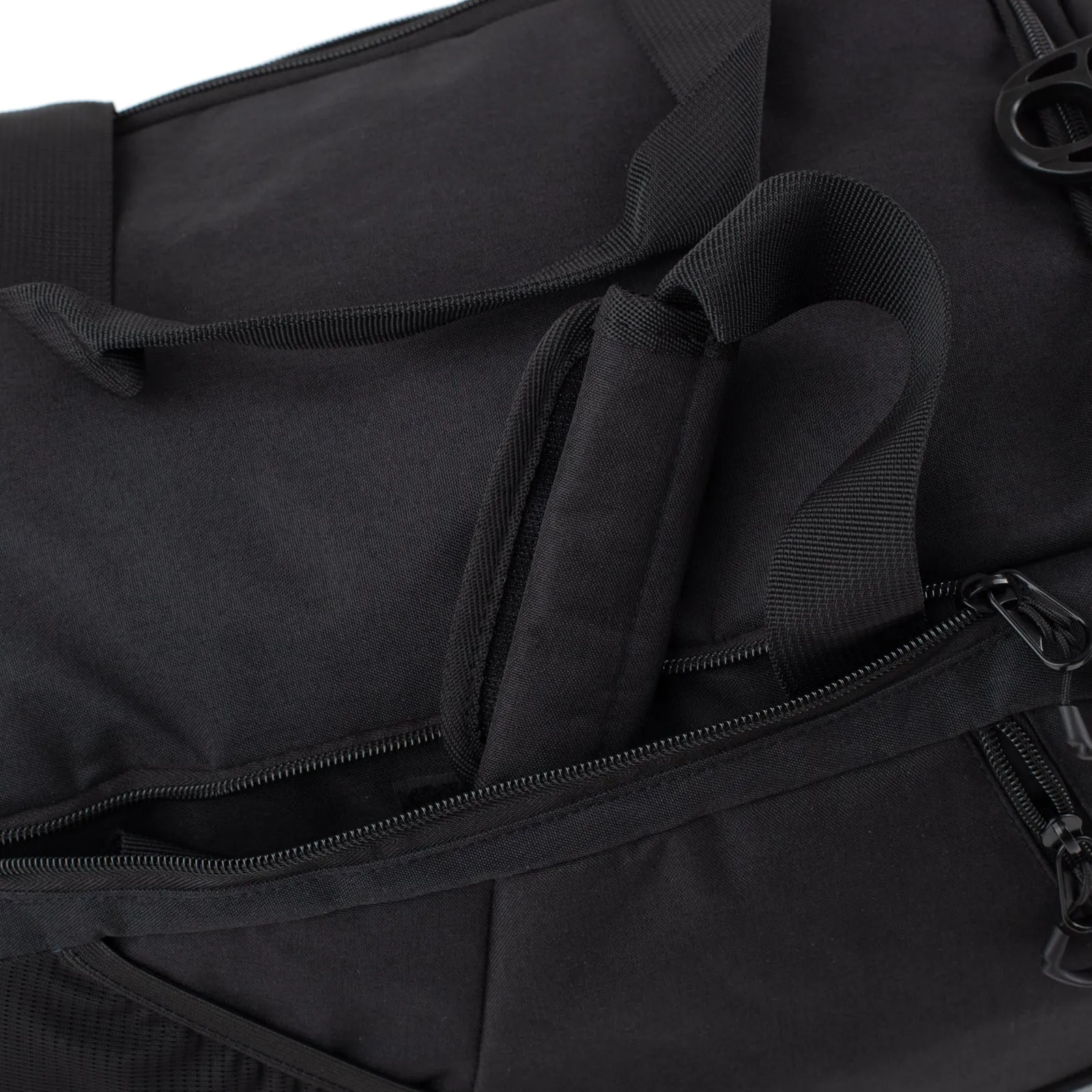 93brand "Construct" Convertible Gear Bag (Duffel/Backpack Hybrid) - Black