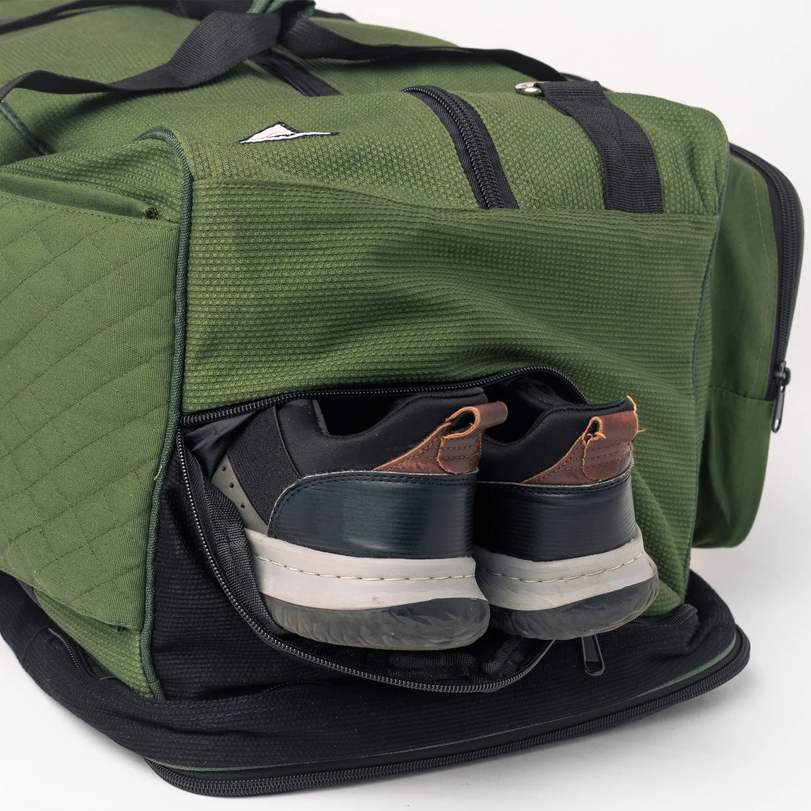 93brand "XL Pearl Weave" Duffel Bag (Olive Green)