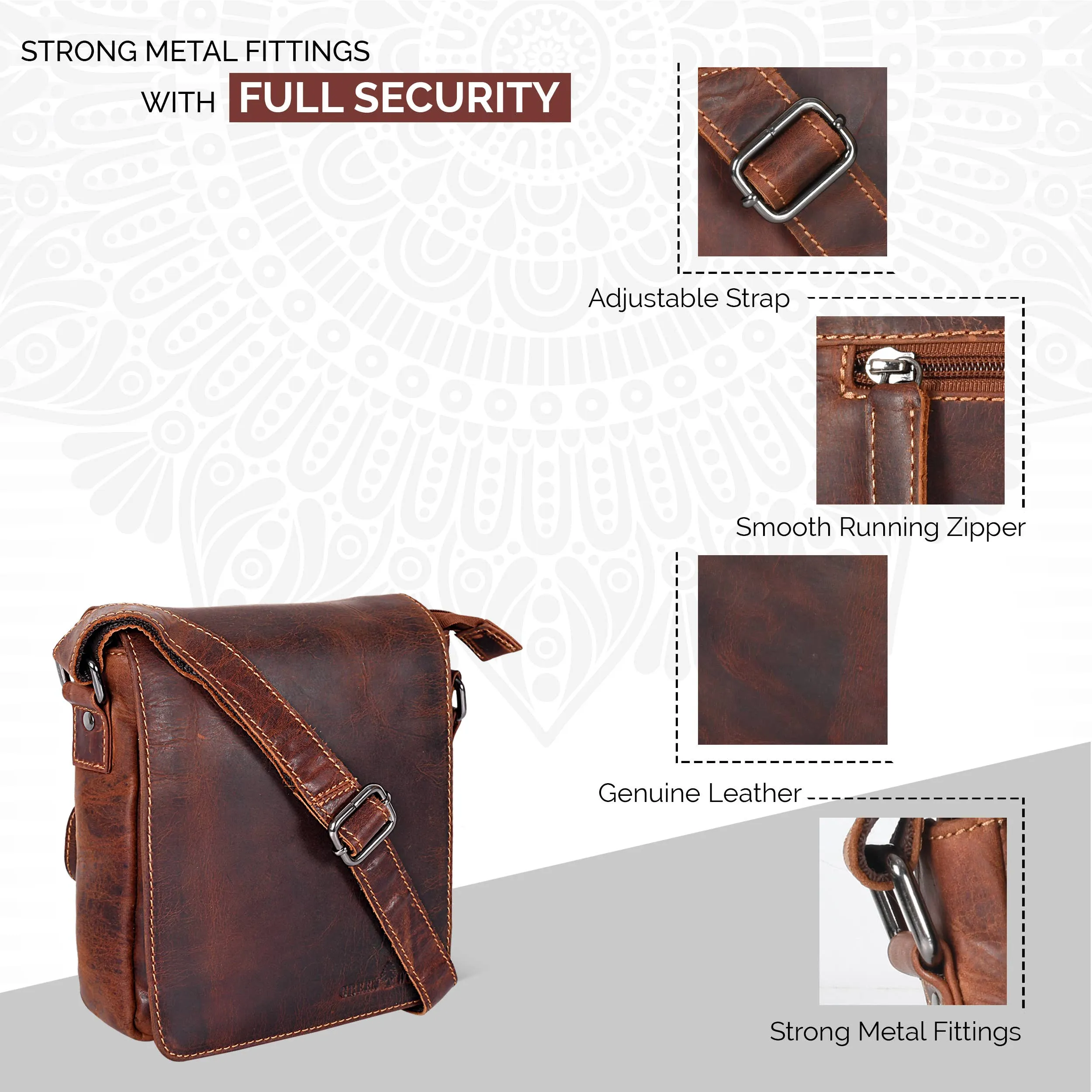 Greenwood Leather - Leather Shoulder Bag Luna