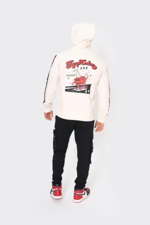 London Attitude "Keep Calm & Carry On" Printed Hoodie