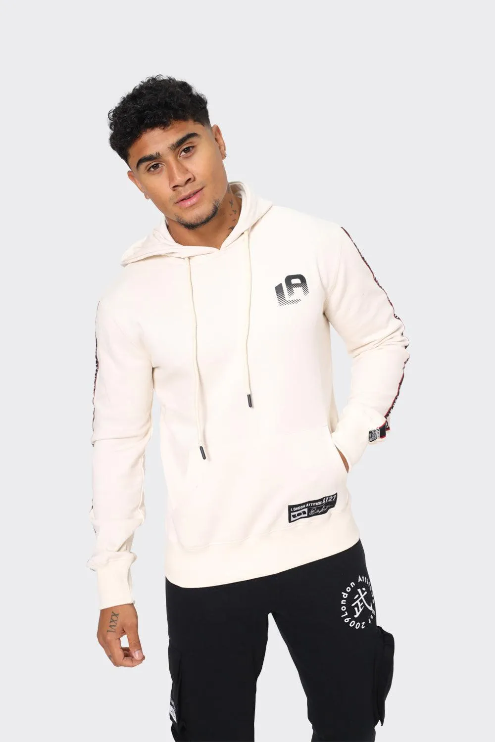 London Attitude "Keep Calm & Carry On" Printed Hoodie