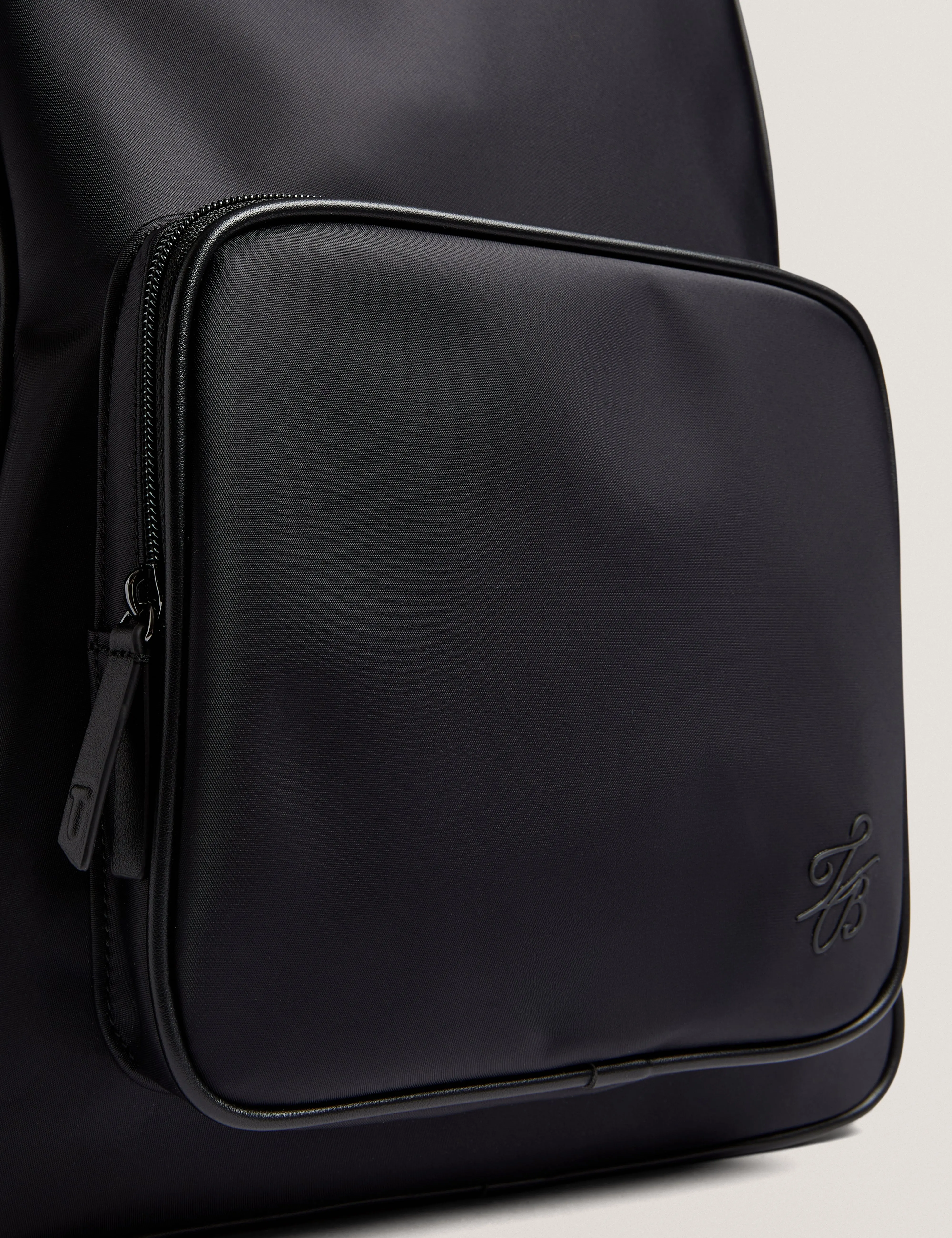 Niile Nylon Tb Script Backpack Black