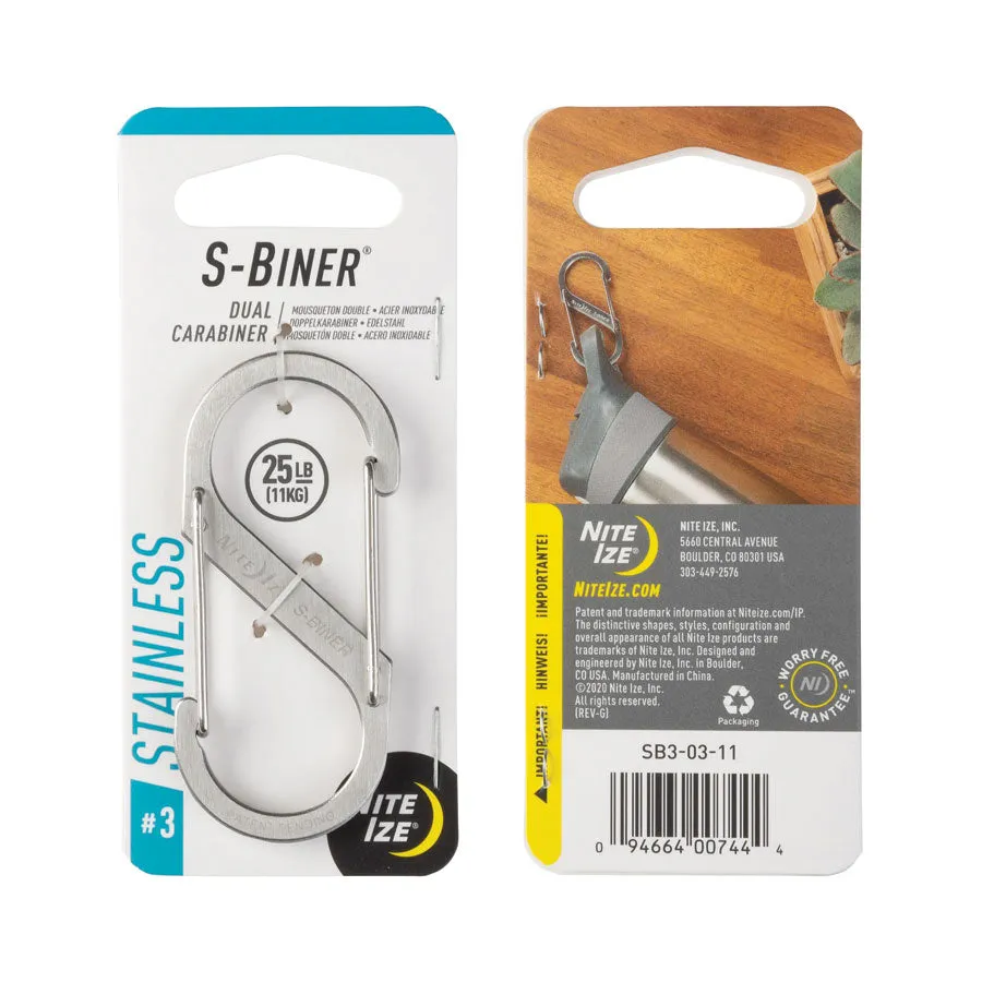 Nite Ize S-Biner Dual Carabiner Stainless Steel