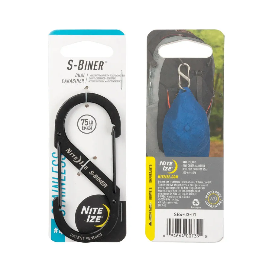 Nite Ize S-Biner Dual Carabiner Stainless Steel