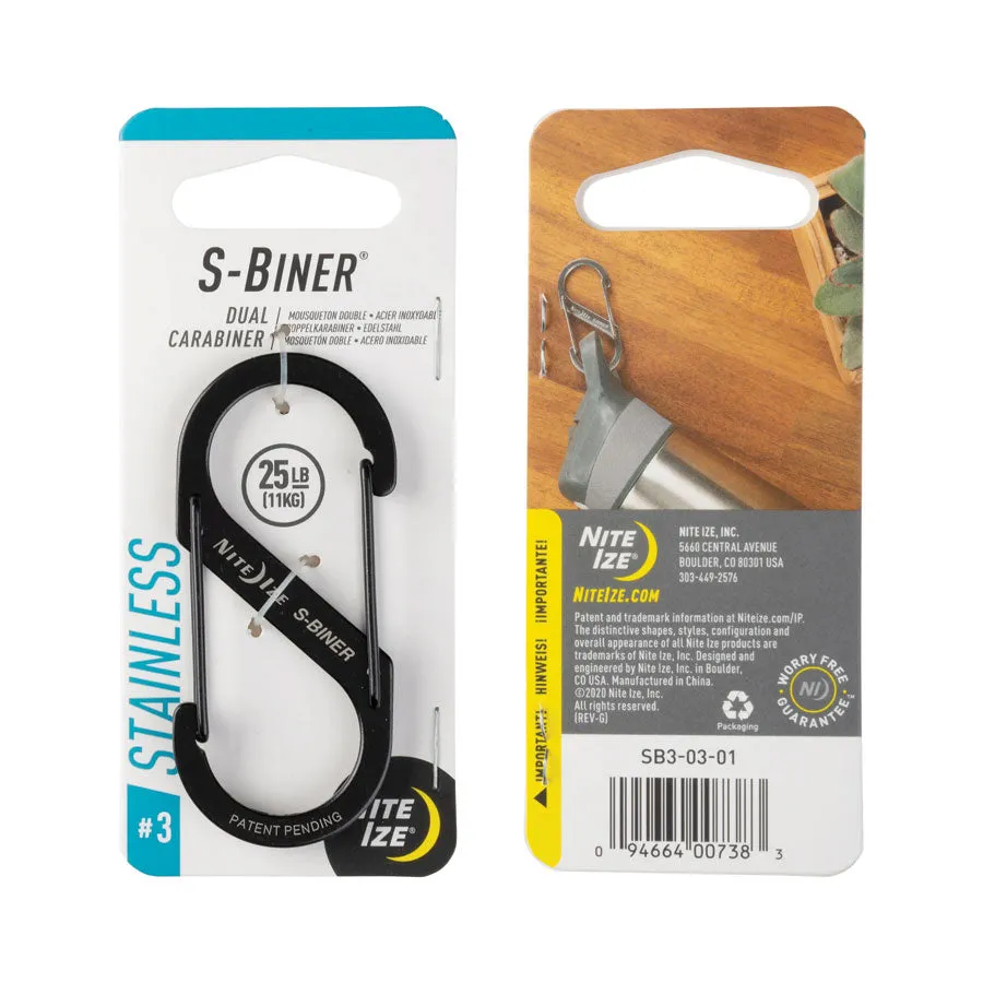 Nite Ize S-Biner Dual Carabiner Stainless Steel