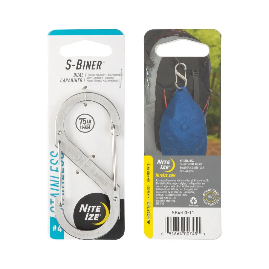 Nite Ize S-Biner Dual Carabiner Stainless Steel