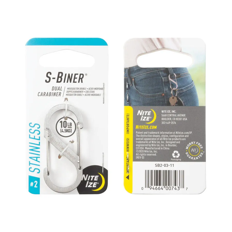 Nite Ize S-Biner Dual Carabiner Stainless Steel