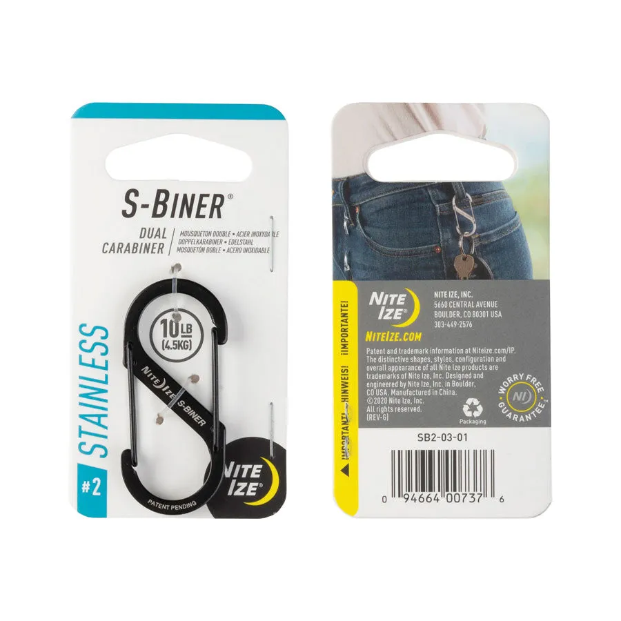 Nite Ize S-Biner Dual Carabiner Stainless Steel