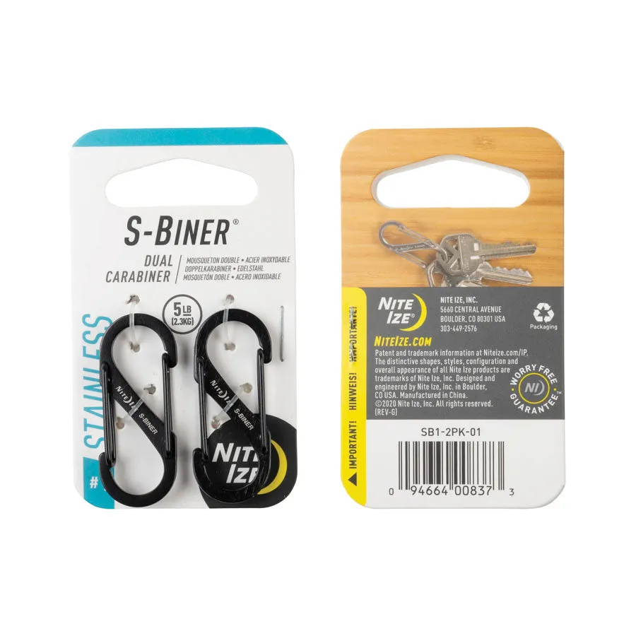 Nite Ize S-Biner Dual Carabiner Stainless Steel