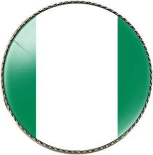 NIUYIBAO Africa3 Flag Pin Lapel Enamel Pins for Backpacks Hat Waving Flag Brooch Pin Badge for Men Women