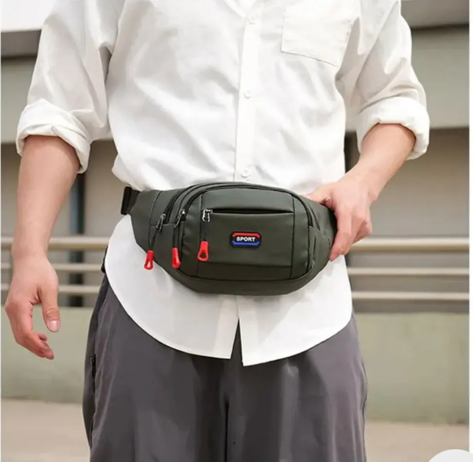 Nylon Men's waist bag