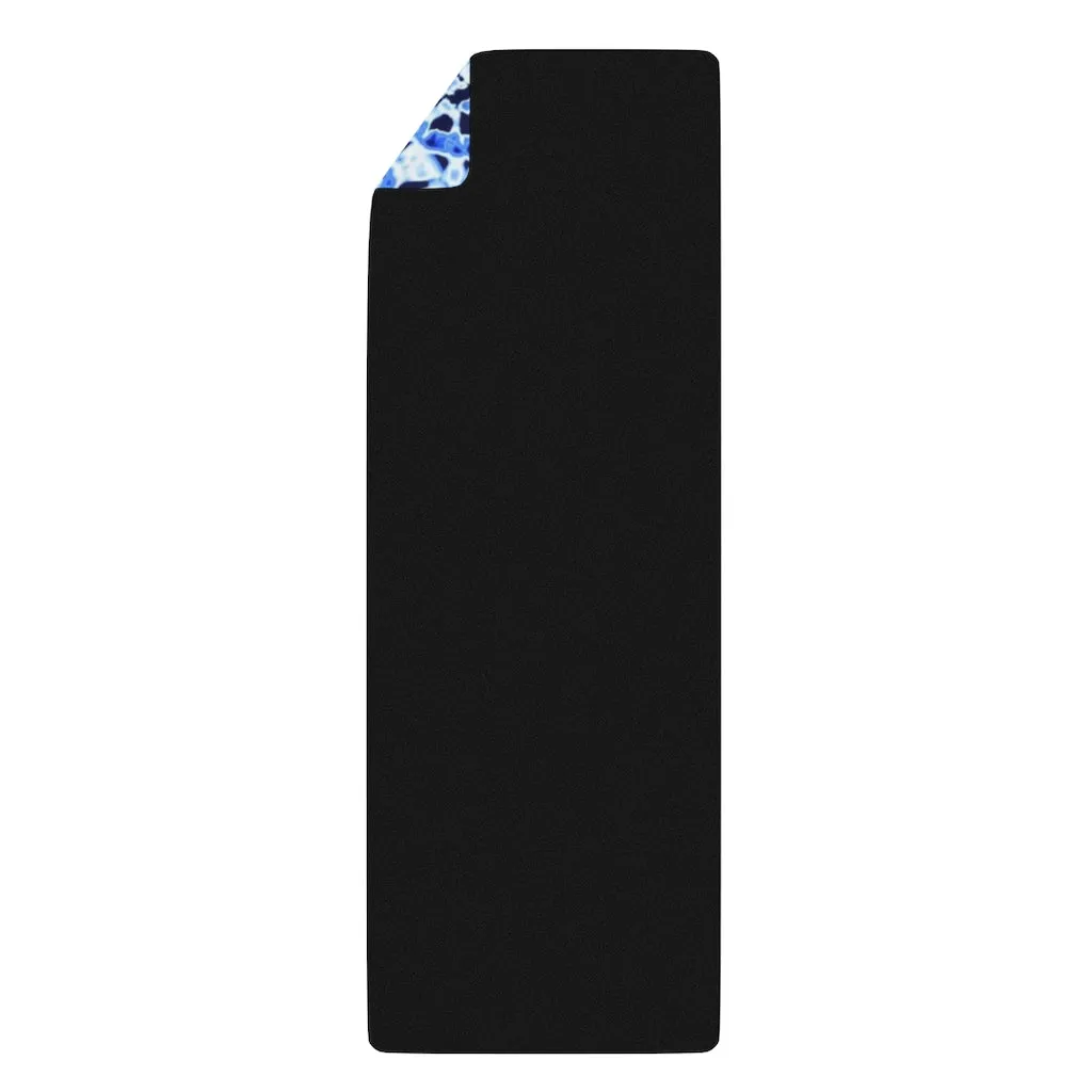 Rubber Yoga Mat-Blue Mosaic